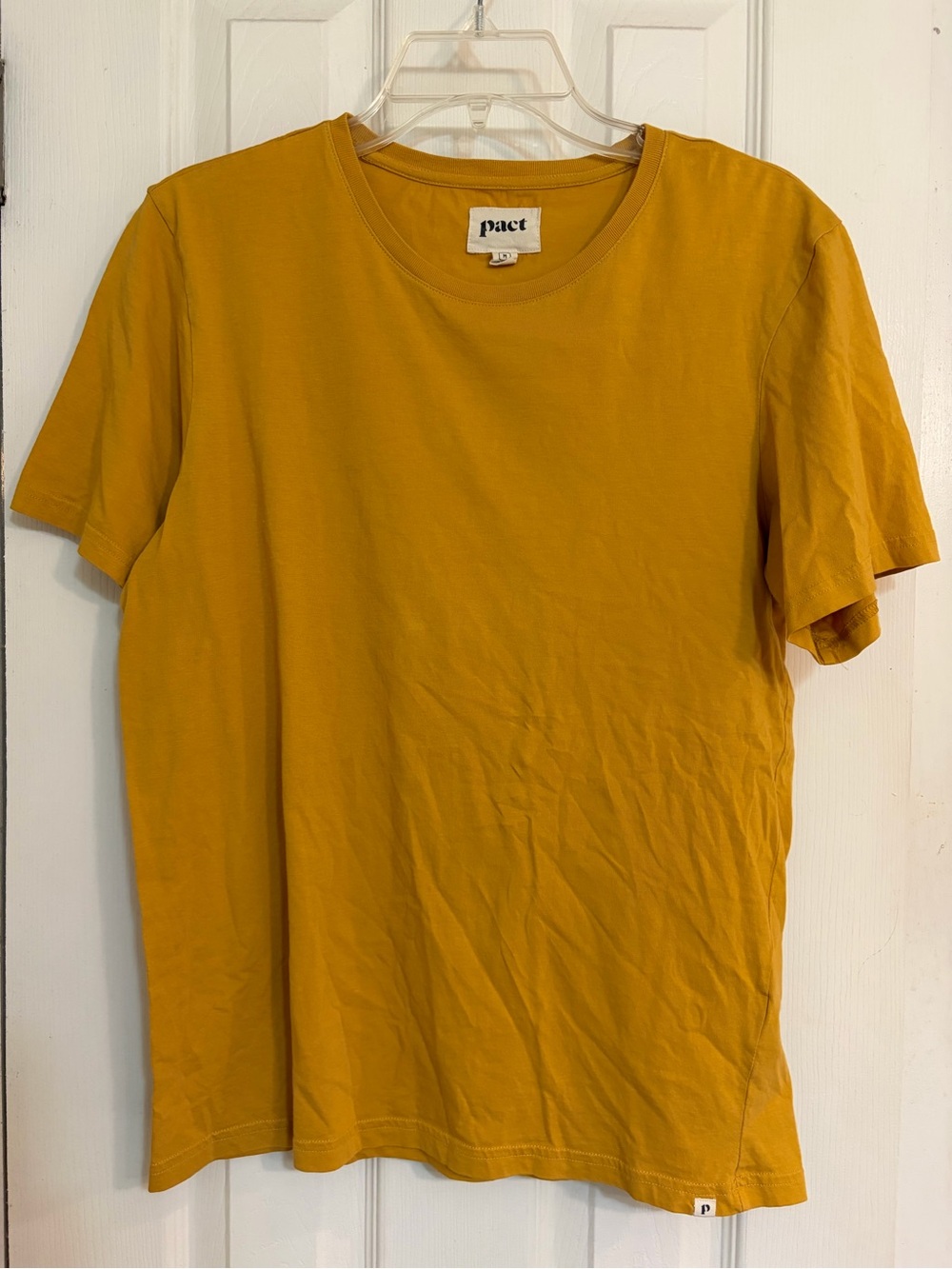 Unisex Pact 100% organic short-sleeve crew neck tee size M